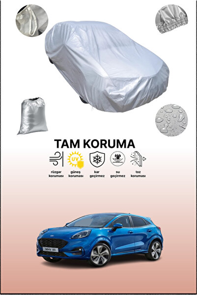 dokaca غطاء سيارة رمادي متوافق مع فورد بوما 2019 - 2021، غطاء سيارة، غطاء واقي