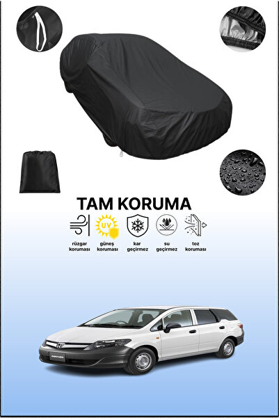 dokaca غطاء سيارة متوافق مع هوندا بارتنر 2 باللون الأسود، غطاء واقي، غطاء سيارة