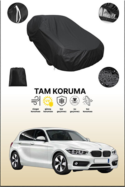 dokaca غطاء سيارة متوافق مع سيارة بي إم دبليو 1 سيريز (116I) باللون الأسود، غ...