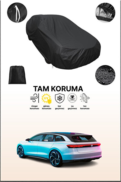 dokaca فولكس فاجن آي دي. (أسود) غطاء سيارة متوافق مع سبيس فيجن، غطاء واقي، غطاء سيارة