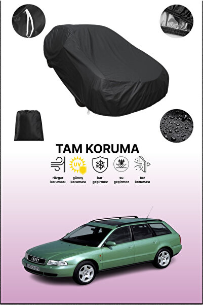 dokaca غطاء سيارة متوافق مع أودي A4 أفانت 1996 - 2001 باللون الأسود، غطاء واق...