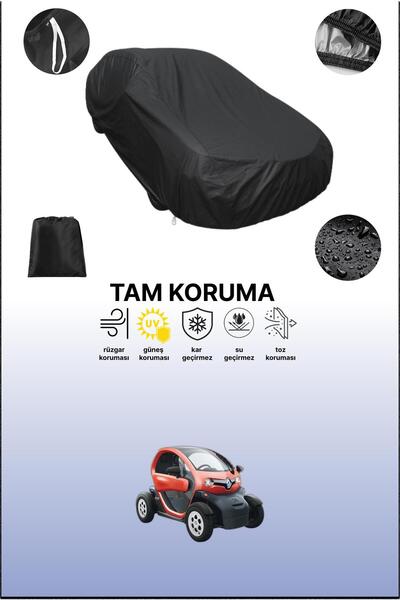 dokaca غطاء سيارة رينو تويزي ZE أسود متوافق، غطاء واقي، غطاء سيارة