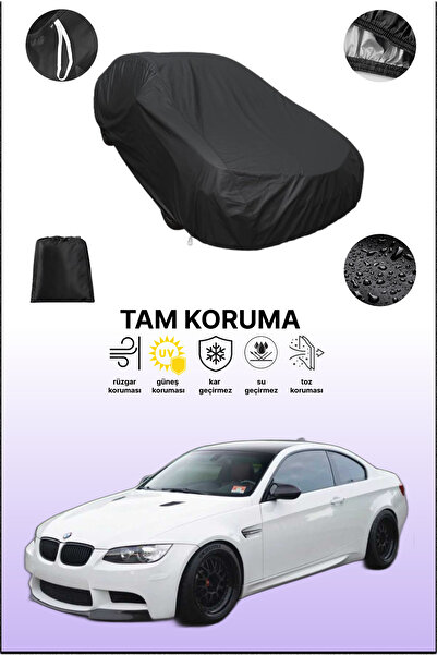 dokaca غطاء سيارة متوافق مع سيارة بي إم دبليو إم 3 كوبيه باللون الأسود، غطاء ...