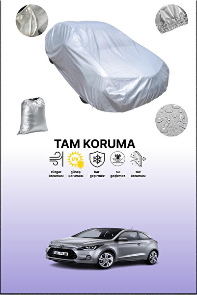 dokaca غطاء سيارة رمادي متوافق مع هيونداي I20 2 كوبيه، غطاء سيارة، غطاء واقي