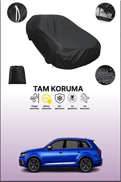 dokaca غطاء سيارة متوافق مع أودي SQ7 2016 - 2019، غطاء واقي، غطاء سيارة أسود