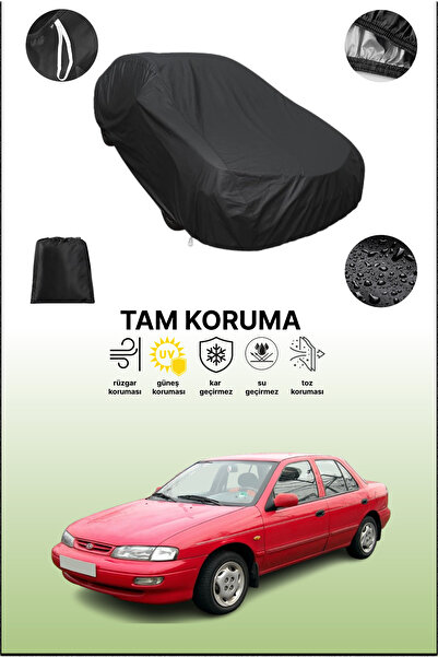 dokaca غطاء سيارة متوافق مع كيا سيفيا باللون الأسود، غطاء واقي، غطاء سيارة