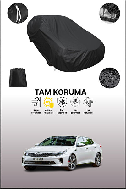 dokaca غطاء سيارة متوافق مع كيا أوبتيما 2016 - 2021 باللون الأسود، غطاء واقي،...