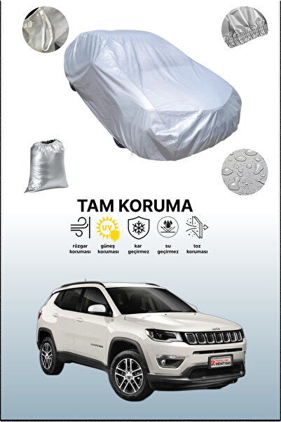 dokaca غطاء سيارة جيب كومباس 1 متوافق مع اللون الرمادي، غطاء سيارة، غطاء واقي