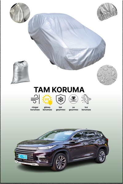 dokaca غطاء سيارة رمادي متوافق مع شيري إكسيد تي إكس، غطاء سيارة، غطاء واقي