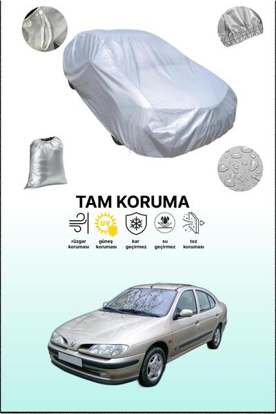 dokaca Gri Renault Megane 1 Classic Uyumlu Oto Branda, Araba Brandası, Koruyu...