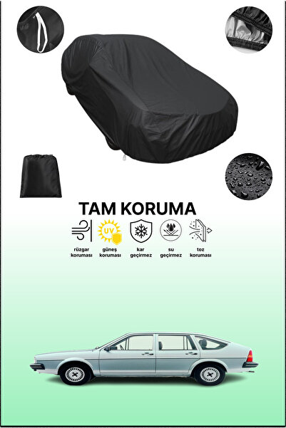dokaca غطاء سيارة متوافق مع فولكس فاجن باسات هاتشباك 1981 - 1987، لون أسود، غ...