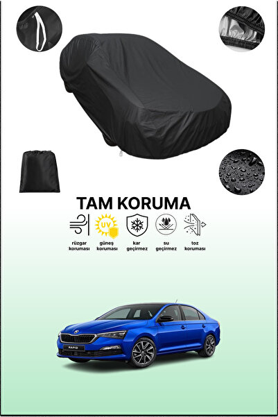 dokaca غطاء سيارة متوافق مع سيارة سكودا رابيد (غير أوروبية) 2011 - 2021، غطاء...