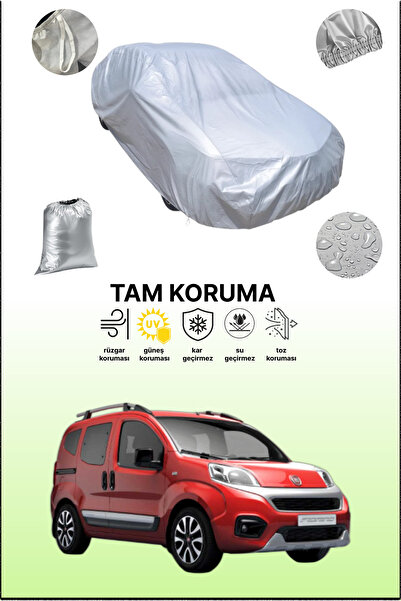 dokaca غطاء سيارة رمادي متوافق مع فيات فيورينو، غطاء سيارة، غطاء واقي