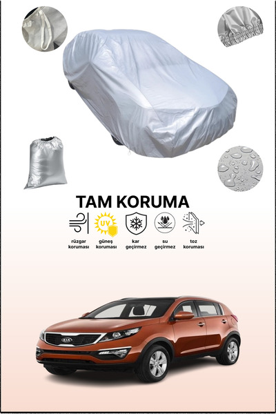 dokaca غطاء سيارة رمادي متوافق مع كيا سبورتاج 4، غطاء سيارة، غطاء واقي