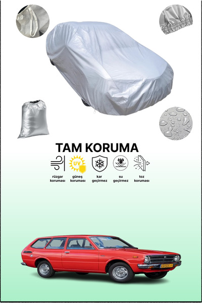 dokaca غطاء سيارة رمادي متوافق مع تويوتا كورولا 2 فان، غطاء سيارة، غطاء واقي