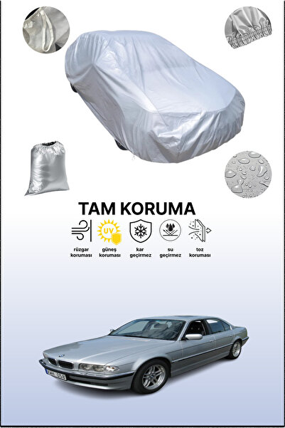 dokaca غطاء سيارة رمادي متوافق مع بي إم دبليو الفئة السابعة (E38) 1994 - 1998، غطاء سيارة، غطاء واقي