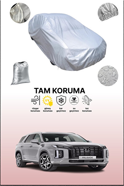 dokaca غطاء سيارة رمادي متوافق مع هيونداي باليسيد، غطاء سيارة، غطاء واقي