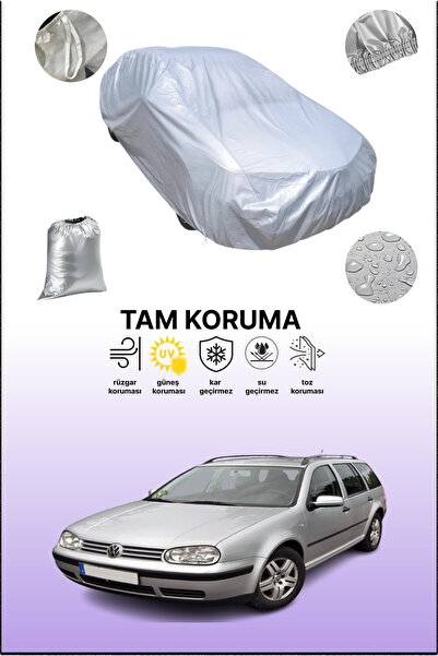 dokaca غطاء سيارة رمادي متوافق مع فولكس فاجن جولف 4، غطاء سيارة، غطاء واقي