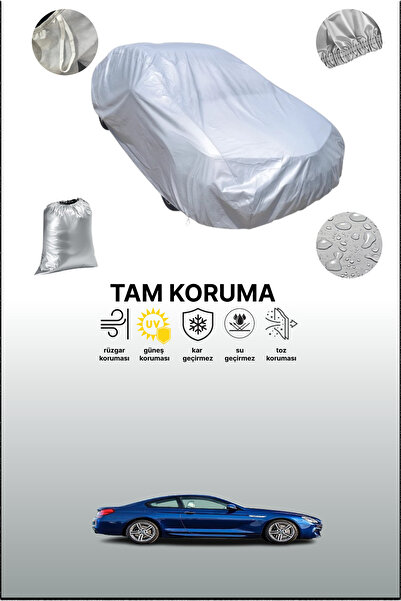 dokaca غطاء سيارة رمادي متوافق مع بي إم دبليو الفئة السادسة كوبيه (F13) 2015 - 2021، غطاء سيارة، غطاء واقي