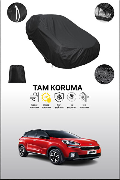 dokaca غطاء سيارة متوافق مع كيا كي إكس 3 باللون الأسود، غطاء واقي، غطاء سيارة