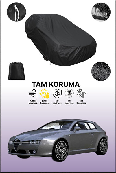 dokaca غطاء سيارة متوافق مع سيارة ألفا روميو برييرا باللون الأسود، غطاء واقي،...