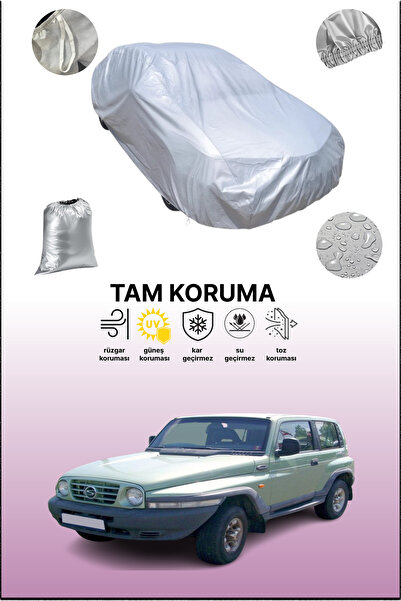 dokaca غطاء سيارة رمادي متوافق مع سانغ يونغ كوراندو 2، غطاء سيارة، غطاء واقي