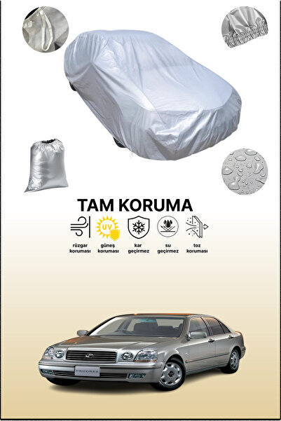 dokaca غطاء سيارة تويوتا بروجريس رمادي اللون، متوافق مع السيارات، غطاء واقي للسيارة