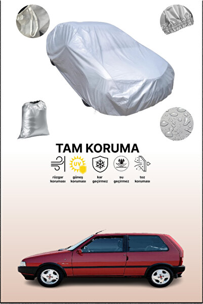 dokaca غطاء سيارة رمادي لسيارة فيات أونو 3 أبواب 1989 - 1994، غطاء سيارة متوا...