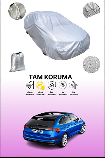 dokaca غطاء سيارة رمادي متوافق مع سكودا سكالا 2018 - 2021، غطاء سيارة، غطاء واقي