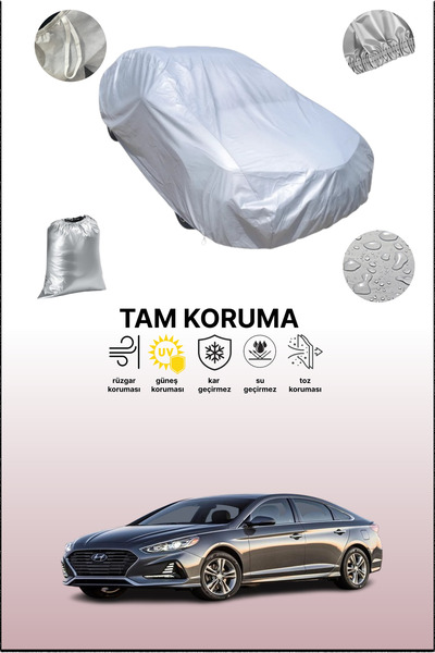 dokaca غطاء سيارة رمادي متوافق مع هيونداي سوناتا 6، غطاء سيارة، غطاء واقي