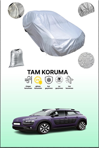 dokaca Gray Citroen C4 Cactus Compatible Auto Tarpaulin, Car Tarpaulin, Prote...