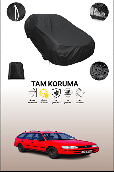 dokaca غطاء سيارة أسود متوافق مع تويوتا كورولا واجن 7، غطاء واقي، غطاء سيارة