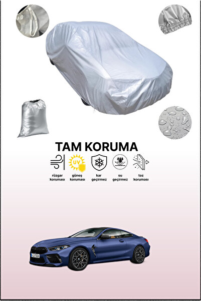 dokaca غطاء سيارة رمادي متوافق مع سيارة بي إم دبليو إم 8 كوبيه، غطاء سيارة، غ...