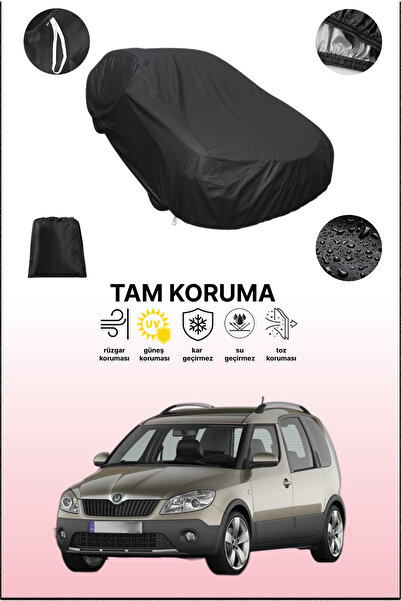 dokaca غطاء سيارة متوافق مع سيارة سكودا رومستر باللون الأسود، غطاء حماية، غطا...