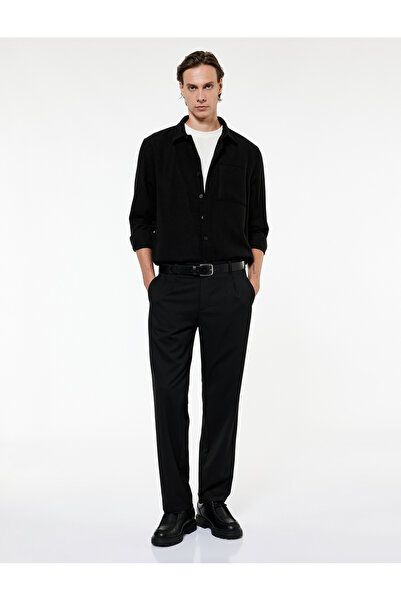 Koton Регулярна кройка с копчета на джобовете и дълги ръкави