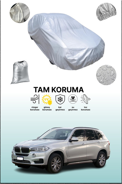 dokaca Gri Bmw X5 (F15) 2014 - 2021 Uyumlu Oto Branda, Araba Brandası, Koruyu...
