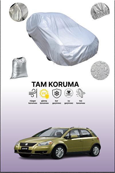 dokaca غطاء سيارة رمادي متوافق مع سوزوكي SX4 2006 - 2013، غطاء سيارة، غطاء واقي