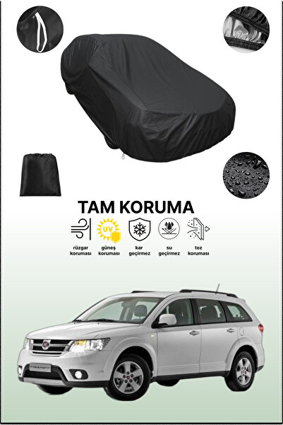 dokaca غطاء سيارة أسود متوافق مع فيات فريمونت، غطاء واقي، غطاء سيارة