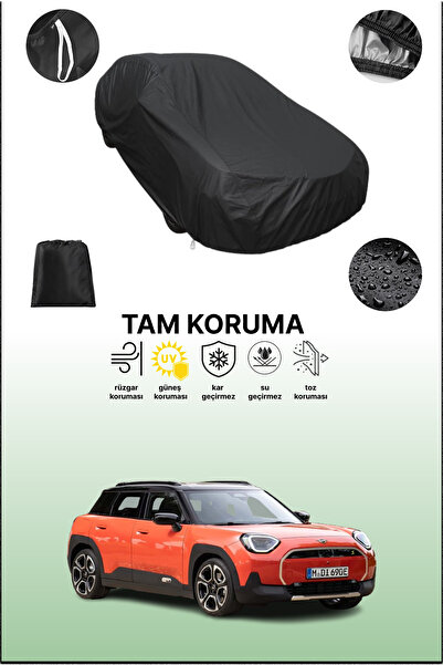 dokaca غطاء سيارة ميني كوبر أسود متوافق، غطاء واقي، غطاء سيارة