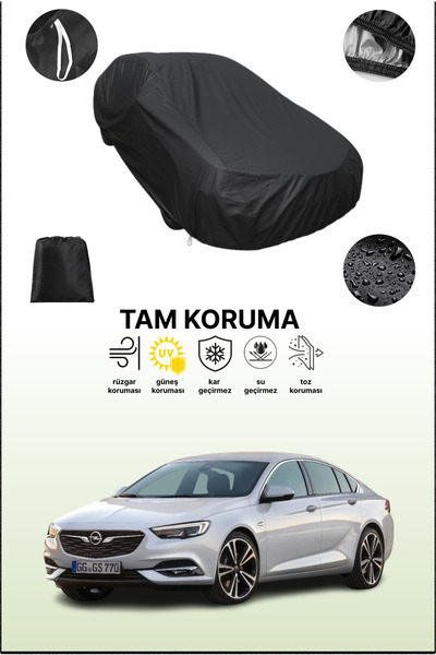dokaca غطاء سيارة متوافق مع أوبل إنسيجنيا جراند سبورت 2017 - 2019، غطاء واقي، غطاء سيارة أسود