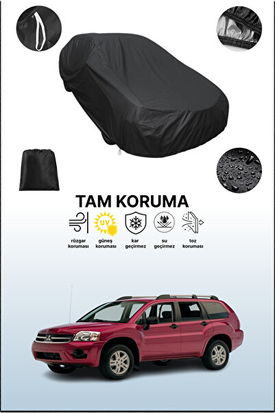 dokaca غطاء سيارة متوافق مع ميتسوبيشي إنديفور باللون الأسود، غطاء واقي، غطاء ...