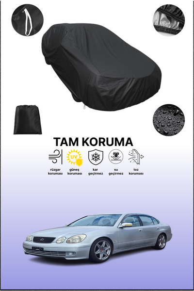 dokaca غطاء سيارة أسود متوافق مع تويوتا أريستو، غطاء واقي، غطاء سيارة