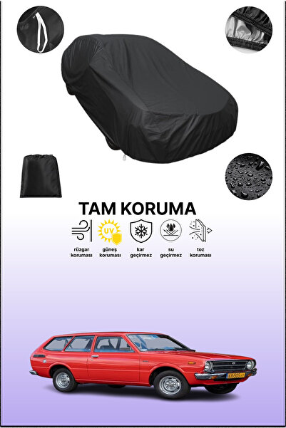 dokaca غطاء سيارة متوافق مع تويوتا كورولا 2 فان، غطاء واقي، غطاء سيارة أسود