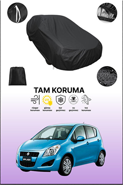dokaca غطاء سيارة أسود متوافق مع سوزوكي سبلاش، غطاء واقي، غطاء سيارة