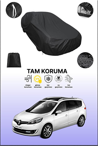 dokaca غطاء سيارة متوافق مع سيارة رينو سينيك 1 باللون الأسود، غطاء حماية، غطا...