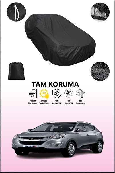 dokaca Black Hyundai Ix35 / Tucson 2009 - 2013 Compatible Car Tarpaulin, Prot...