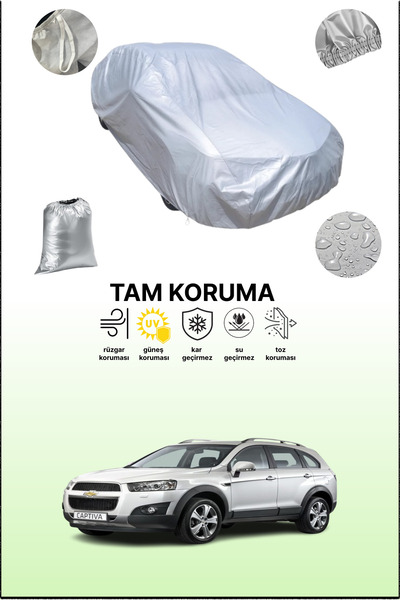 dokaca غطاء سيارة رمادي متوافق مع شيفروليه كابتيفا 2011 - 2021، غطاء سيارة، غ...