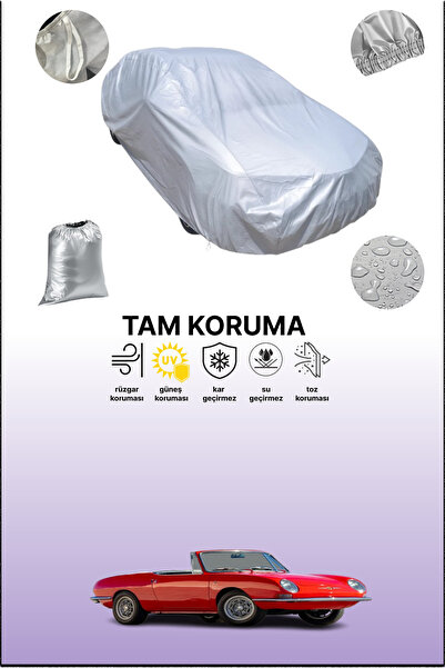 dokaca غطاء سيارة رمادي متوافق مع فيات 850 سبايدر 1965 - 1968، غطاء سيارة، غط...