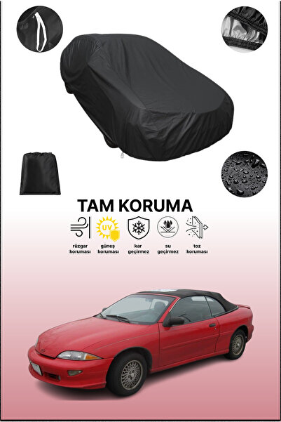 dokaca غطاء سيارة متوافق مع شيفروليه كافالير كونفيرتيبل 1995 - 2000، لون أسود...