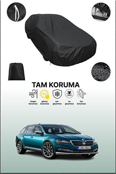 dokaca غطاء سيارة متوافق مع سيارة سكودا سوبرب 3 سكاوت، غطاء واقي، غطاء سيارة